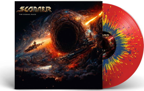 Cover for Scanner · Cosmic Race (Red / Yellow / Blue Splatter Vinyl) (LP) [Limited edition] (2024)