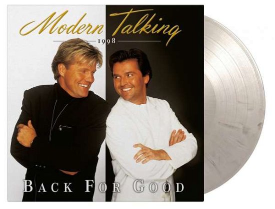 Cover for Modern Talking · Back For Good (Ltd. White / Black Marbled Vinyl) (LP) [Coloured edition] (2021)