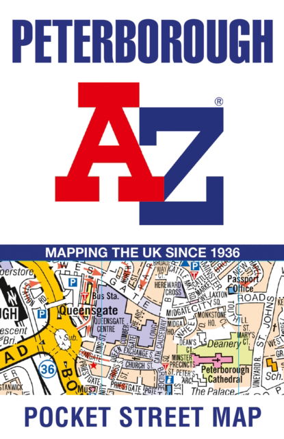 Cover for A-Z Maps · Peterborough A-Z Pocket Street Map (Landkarten) (2023)