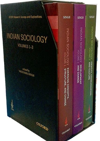Cover for Yogendra Singh · ICSSR Research Surveys and Explorations: Indian Sociology: Box Set, Vols 1-3 (Innbunden bok) (2013)