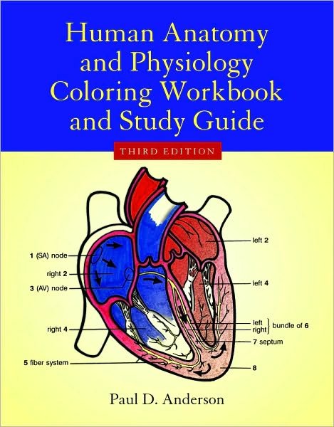 Cover for Paul D. Anderson · Human Anatomy  &amp;  Physiology Coloring Workbook (Pocketbok) [3 Revised edition] (2008)