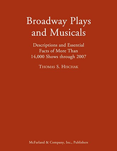 Cover for Thomas S. Hischak · Broadway Plays and Musicals: Descriptions and Essential Facts of More Than 14,000 Shows through 2007 (Paperback Book) (2015)