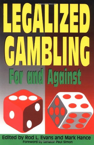 Cover for Rod Evans · Legalized Gambling: For and Against (Paperback Book) (1999)