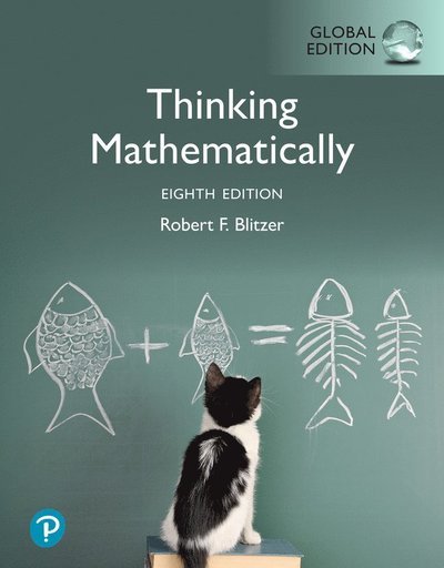 Cover for Robert Blitzer · Thinking Mathematically, Global Edition (Taschenbuch) (2024)