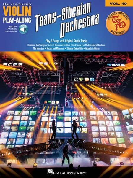Trans-Siberian Orchestra Violin Play-Along Vol.40 - Hal Leonard Publishing Corporation - Books - Hal Leonard Corporation - 9781480345546 - September 1, 2017