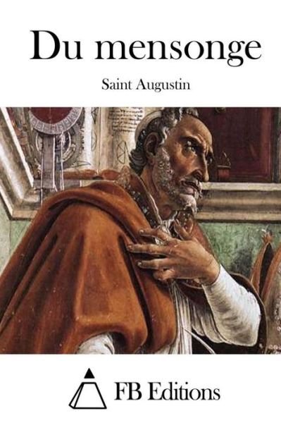 Cover for Saint Augustin · Du Mensonge (Paperback Book) (2015)