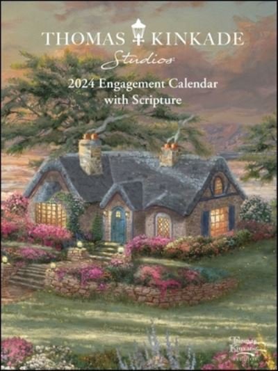 Cover for Thomas Kinkade · Thomas Kinkade Studios 12-Month 2024 Monthly / Weekly Engagement Calendar with Scripture (Kalender) (2023)