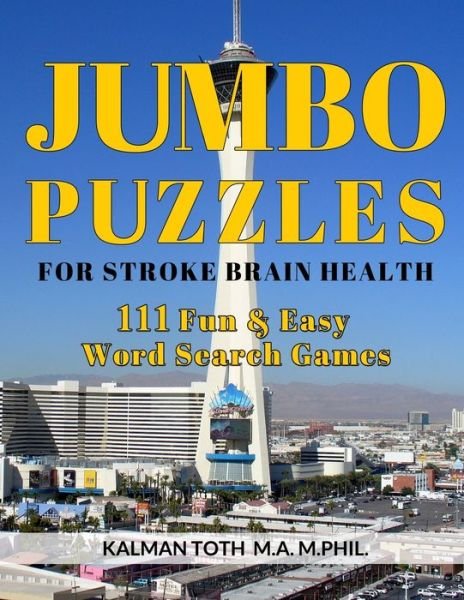 Cover for Kalman Toth M a M Phil · Jumbo Puzzles for Stroke Brain Health (Paperback Book) (2019)