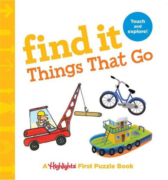 Cover for Highlights · Find it Things that Go (Innbunden bok) (2019)