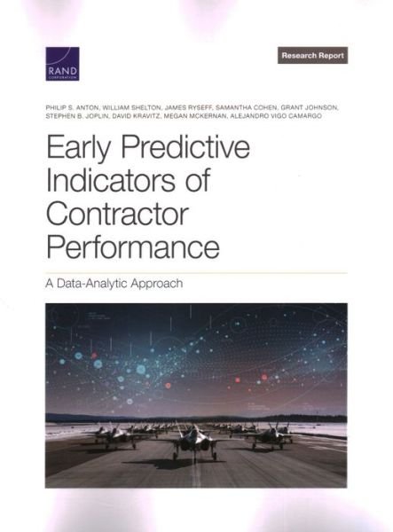 Cover for Philip S. Anton · Early Predictive Indicators of Contractor Performance (Book) (2022)