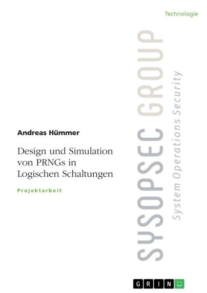 Cover for Hümmer · Design und Simulation von PRNGs (Book)