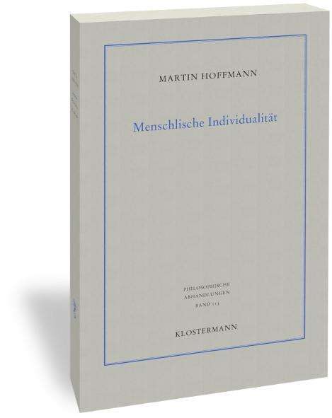 Cover for Hoffmann · Menschliche Individualität (Buch) (2021)