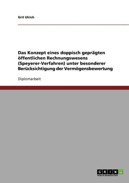 Cover for Grit Ulrich · Das Konzept Eines Doppisch Gepragten Offentlichen Rechnungswesens (Speyerer-verfahren) (Taschenbuch) [German edition] (2007)