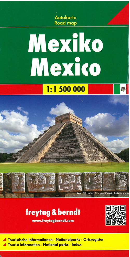 Mexiko Road Map 1:1 500 000 - Freytag & Berndt - Books - Freytag-Berndt - 9783707916546 - June 1, 2016