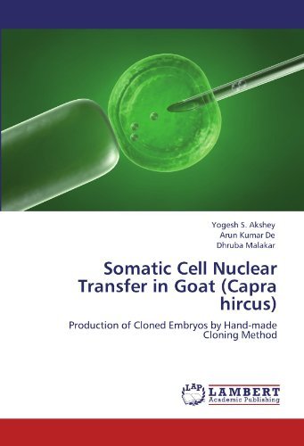 Cover for Dhruba Malakar · Somatic Cell Nuclear Transfer in Goat (Capra Hircus): Production of Cloned Embryos by Hand-made Cloning Method (Pocketbok) (2012)