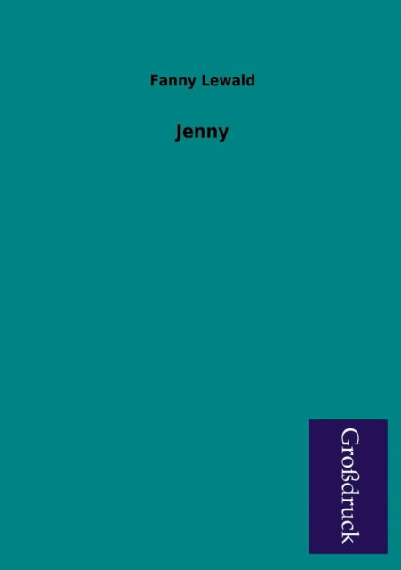 Cover for Fanny Lewald · Jenny (Paperback Book) [German edition] (2013)