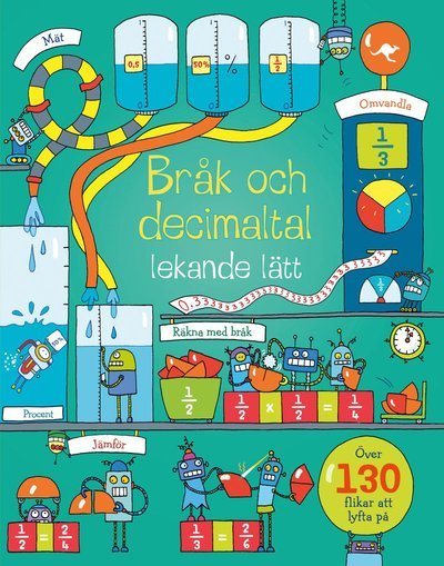 Cover for Rosie Dickins · Bråk och decimaltal : lekande lätt (Kartongbok) (2017)