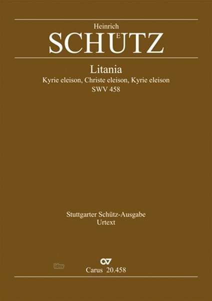 Cover for Schütz · Litania, Partitur (Book)