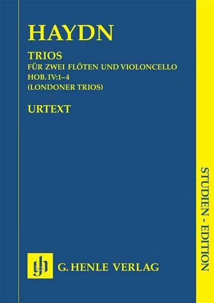 Cover for Haydn · Trios f.2Fl+Vc (London)Part.HN9454 (Buch)