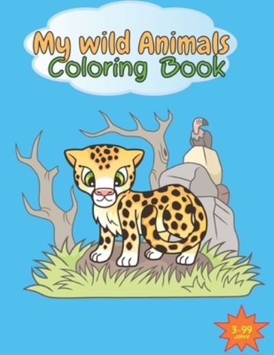 Cover for Lars Colouring Books · My wild Animals Coloring Book (Paperback Book) (2020)