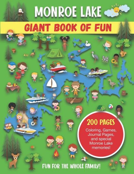 Cover for Bass And Pike Press · Monroe Lake Giant Book of Fun (Paperback Book) (2020)