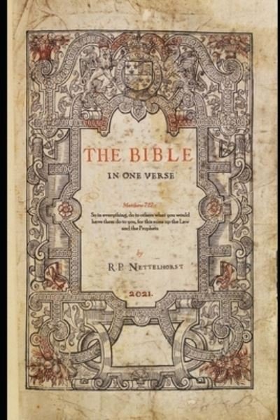 Cover for R P Nettelhorst · The Bible in One Verse (Paperback Book) (2021)