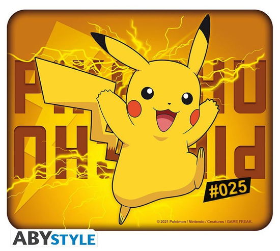 POKEMON - Pikachu - Mouse Pad 23.5X19.5cm - P.Derive - Merchandise - ABYstyle - 3665361075547 - 30 maj 2022