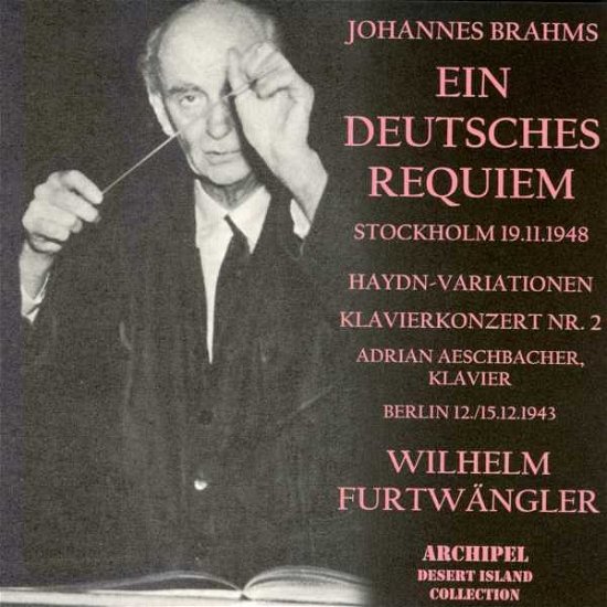 Cover for Brahms / Furtwangler · Ein Deutsches Requiem (CD) (2012)