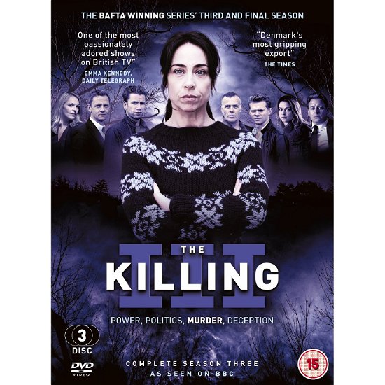 Cover for The Killing Series 3 DVD · The Killing Season 3 (DVD) (2012)