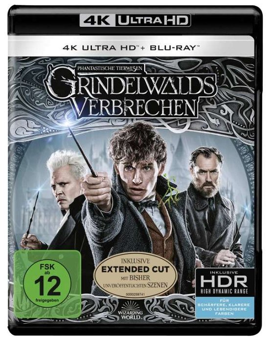 Cover for Eddie Redmayne,katherine Waterston,dan Fogler · Phantastische Tierwesen: Grindelwalds... (4K UHD Blu-ray) (2019)