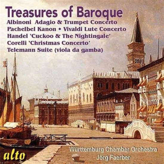 Cover for Württemburg Chamber Orchestra / Faerber, Jörg · Treasures of the Baroque Alto Klassisk (CD) (2014)