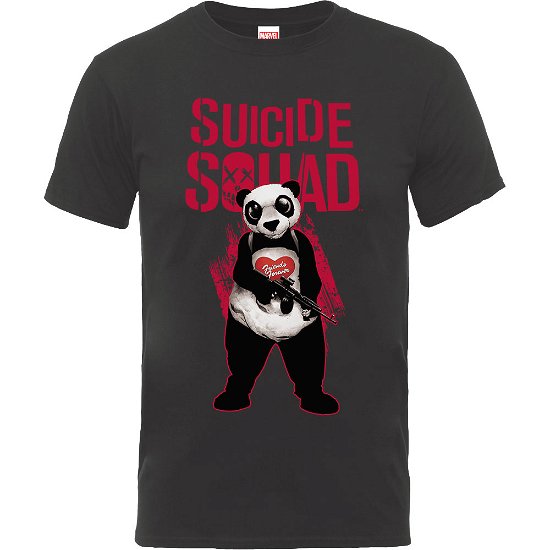 Cover for DC Comics · DC Comics Unisex Tee: Suicide Squad Panda Squad (TØJ) [size S] [Grey - Unisex edition]