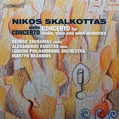 Cover for Zacharias / Koustas / Lpo · Nikos Skalkottas: Violin Concerto / Concerto For Violin / Viola And Wind Orchestra (CD) (2023)
