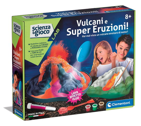 Clementoni Scienza E Gioco Vulcani E Super Eruzioni Made In Italy - Clementoni - Gadżety - Clementoni - 8005125193547 - 