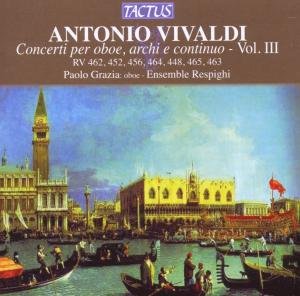 Oboe Concertos 3 - Vivaldi / Grazia / Ensemble Respighi - Musikk - TACTUS - 8007194104547 - 12. januar 2010