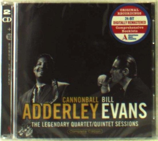Cover for Adderley, Cannonball &amp; Bill Evans · Legendary Quartet / Quintet Sessions (CD) (2014)
