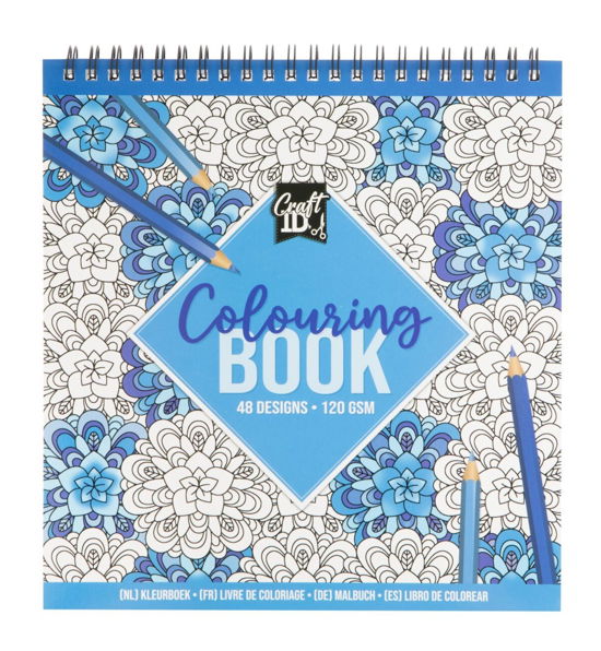 Cover for Craft Id · Craft Id - Colouring Book - Blue (Toys)