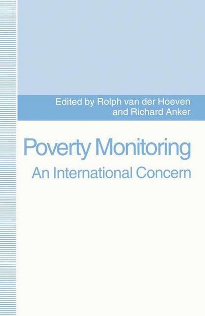 Cover for Rolph Hoeven · Poverty Monitoring: An International Concern (Paperback Bog) [1994 edition] (1993)