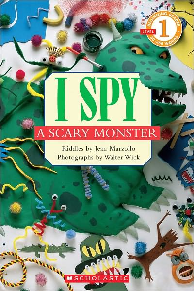 Cover for Jean Marzollo · I Spy a Scary Monster (Scholastic Reader, Level 1) - Scholastic Reader, Level 1 (Taschenbuch) (2005)