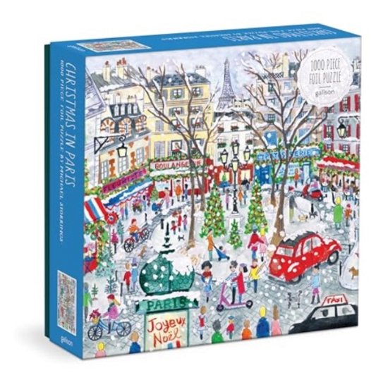 Cover for Galison · Michael Storrings Christmas in Paris 1000 Piece Foil Puzzle (GAME) (2024)