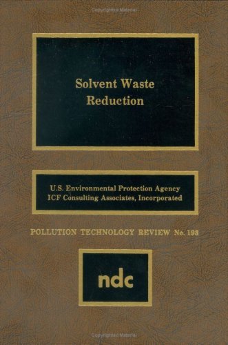 Cover for Usepa · Solvent Waste Reduction (Hardcover Book) (1990)