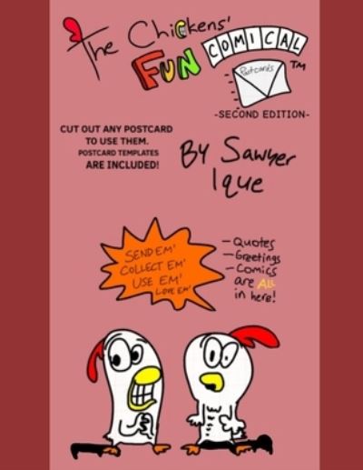 Cover for Sawyer Ique · Chickens' Fun Comical Postcards! (Book) (2019)