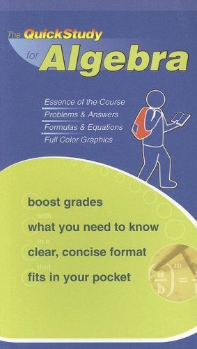 Cover for Inc. Barcharts · Algebra (Quickstudy Books) (Paperback Book) (2006)