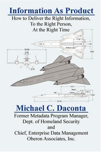 Cover for Daconta, Michael C (McDonald Bradley, Inc., Sierra Vista, Arizona) · Information as Product (Pocketbok) (2007)