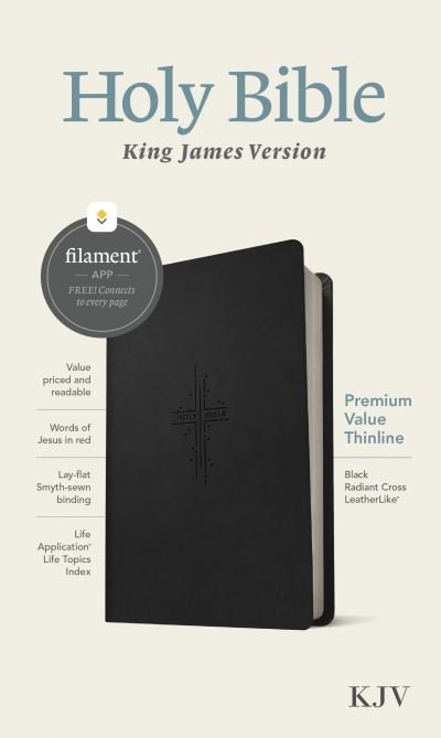 Cover for Tyndale · KJV Premium Value Thinline Bible, Filament Enabled Edition ( (Leather Book) (2022)