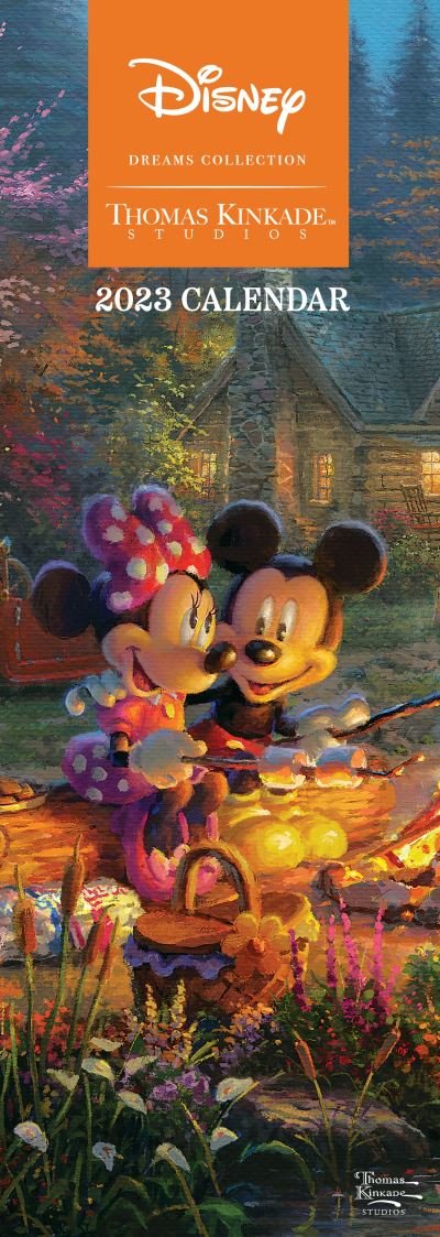 Cover for Thomas Kinkade · Disney Dreams Collection by Thomas Kinkade Studios: 2023 Slimline Wall Calendar (Kalender) (2022)