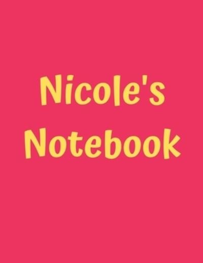 Cover for 99 Notes · Nicole's Notebook (Pocketbok) (2019)