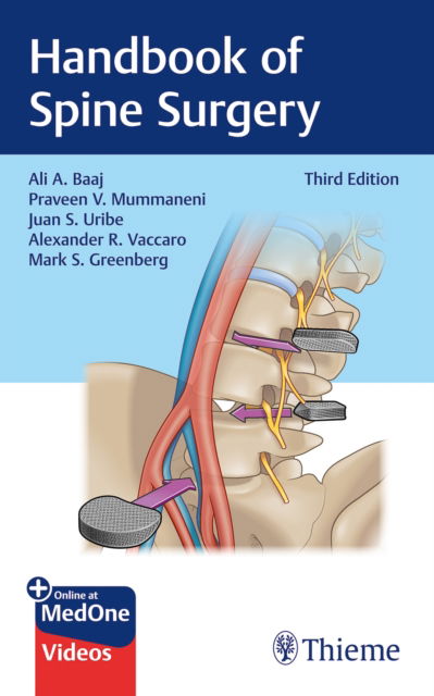 Cover for Alexander R. Vaccaro-Praveen Mummaneni-Mark S. Gre · Handbook of Spine Surgery (Paperback Book) [3 New edition] (2024)