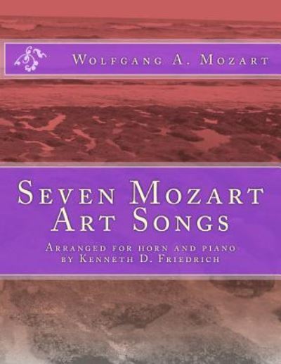 Cover for Wolfgang Amadeus Mozart · Seven Mozart Art Songs (Paperback Book) (2014)