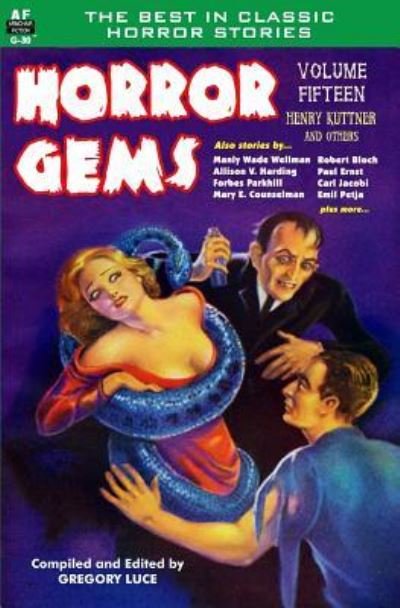 Cover for Robert Bloch · Horror Gems, Volume Fifteen, Henry Kuttner and Others (Paperback Book) (2018)